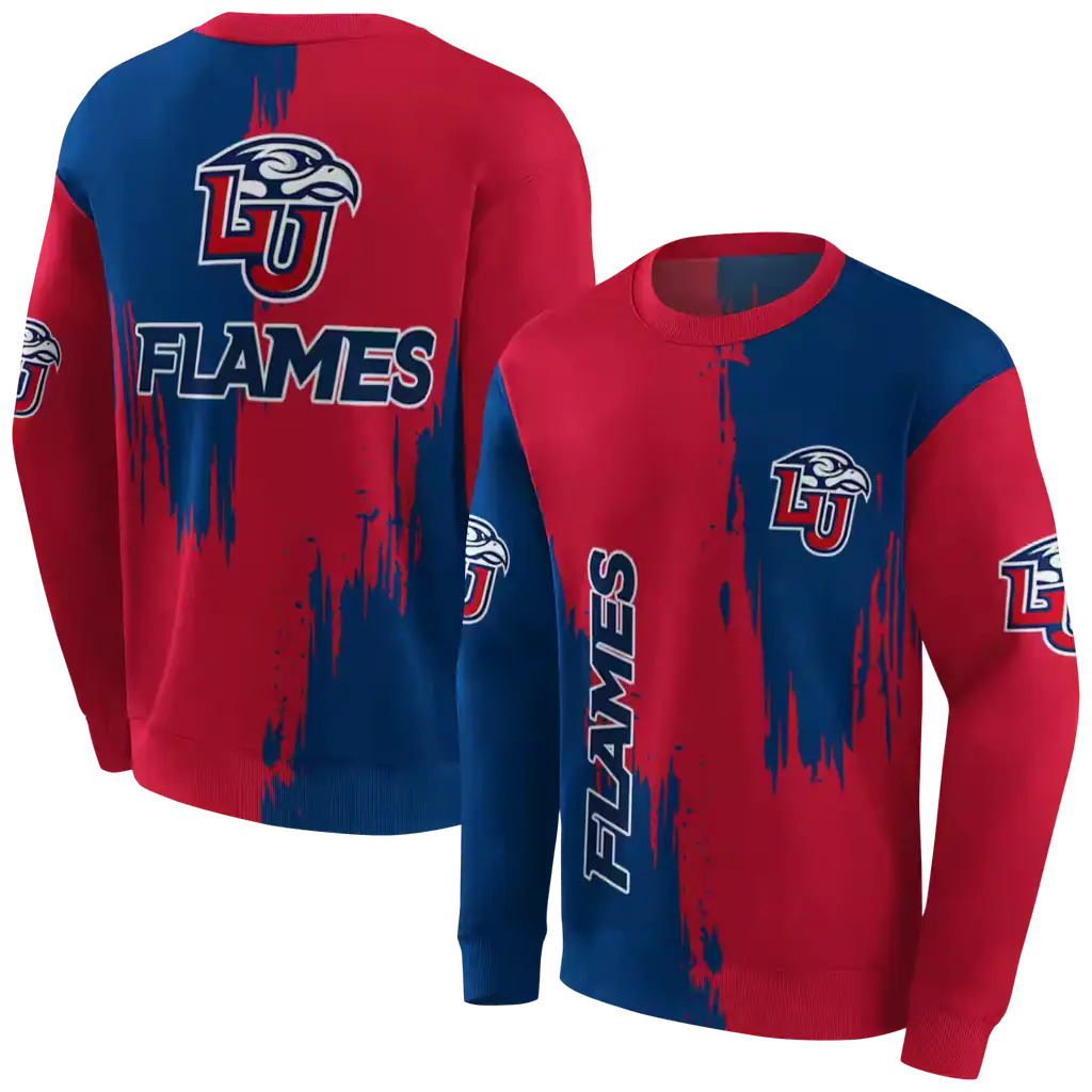 liberty flames splatter effect red hoodie premium grade liberty flames splatter effect red hoodie premium grade