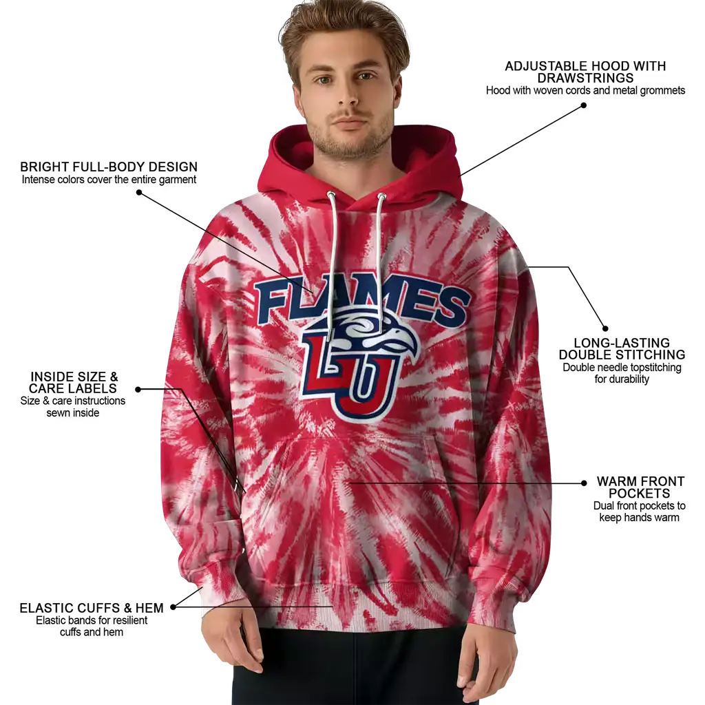 liberty flames tie dye pattern red hoodie latest model liberty flames tie dye pattern red hoodie latest model