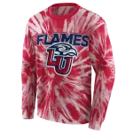 liberty flames tie dye pattern red hoodie best selling