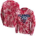 liberty flames tie dye pattern red hoodie best selling