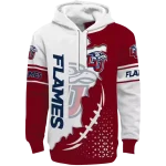 liberty flames triangular pattern red white hoodie best selling