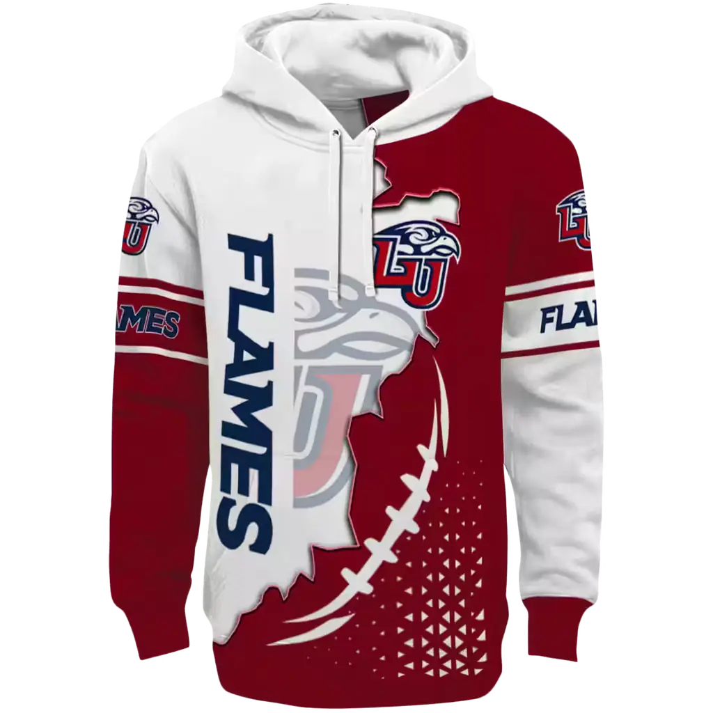 liberty flames triangular pattern red white hoodie best selling liberty flames triangular pattern red white hoodie best selling