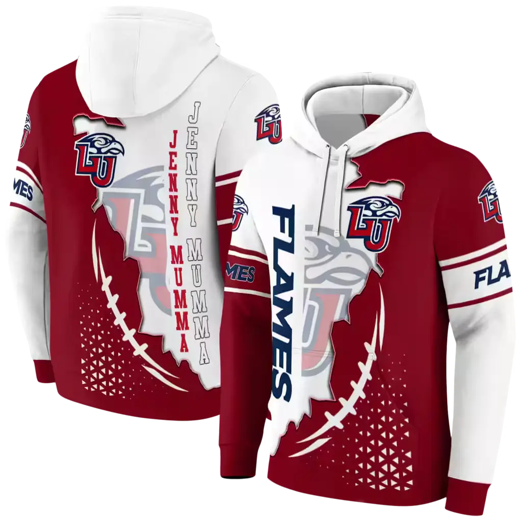 liberty flames triangular pattern red white hoodie fashion forward liberty flames triangular pattern red white hoodie fashion forward