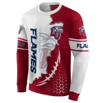 liberty flames triangular pattern red white hoodie best selling