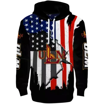 louisiana monroe warhawks american pride black hoodie best selling