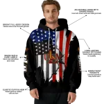 louisiana monroe warhawks american pride black hoodie best selling
