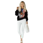 louisiana monroe warhawks american pride black hoodie best selling