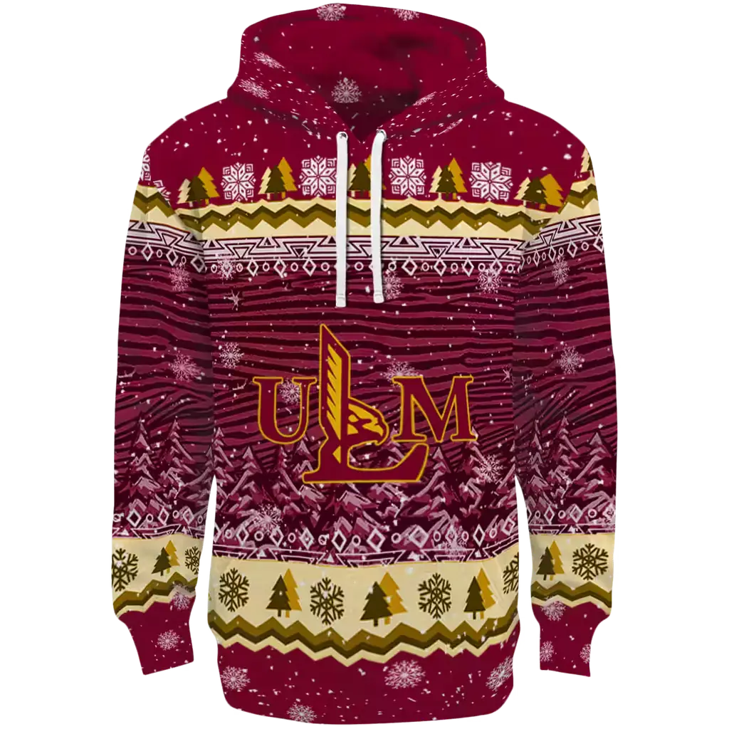 louisiana monroe warhawks christmas trees red hoodie best selling louisiana monroe warhawks christmas trees red hoodie best selling
