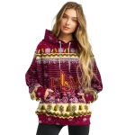 louisiana monroe warhawks christmas trees red hoodie best selling