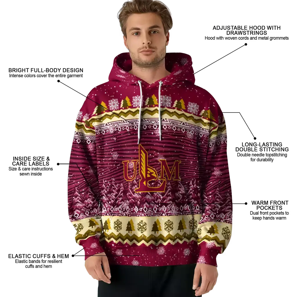 louisiana monroe warhawks christmas trees red hoodie latest model louisiana monroe warhawks christmas trees red hoodie latest model