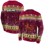 louisiana monroe warhawks christmas trees red hoodie best selling