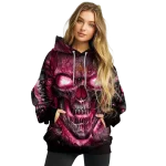 louisiana monroe warhawks demonic skull red black hoodie best selling
