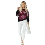 louisiana monroe warhawks demonic skull red black hoodie best selling