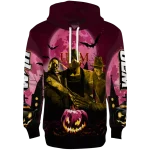 louisiana monroe warhawks halloween vibes red black hoodie best selling