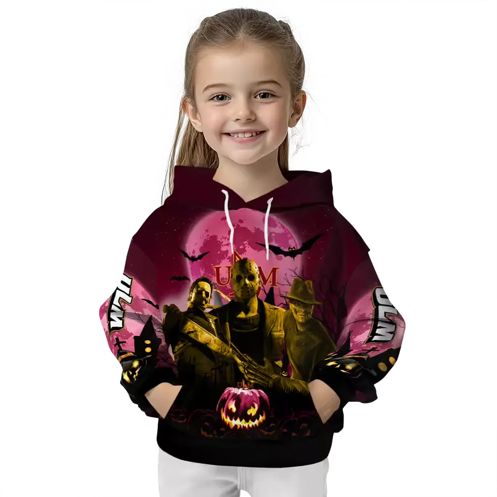 louisiana monroe warhawks halloween vibes red black hoodie top rated louisiana monroe warhawks halloween vibes red black hoodie top rated