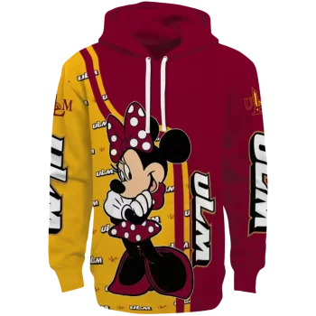 louisiana monroe warhawks minnie mouse red hoodie best selling