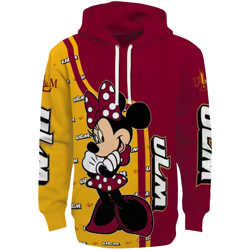 louisiana monroe warhawks minnie mouse red hoodie best selling louisiana monroe warhawks minnie mouse red hoodie best selling