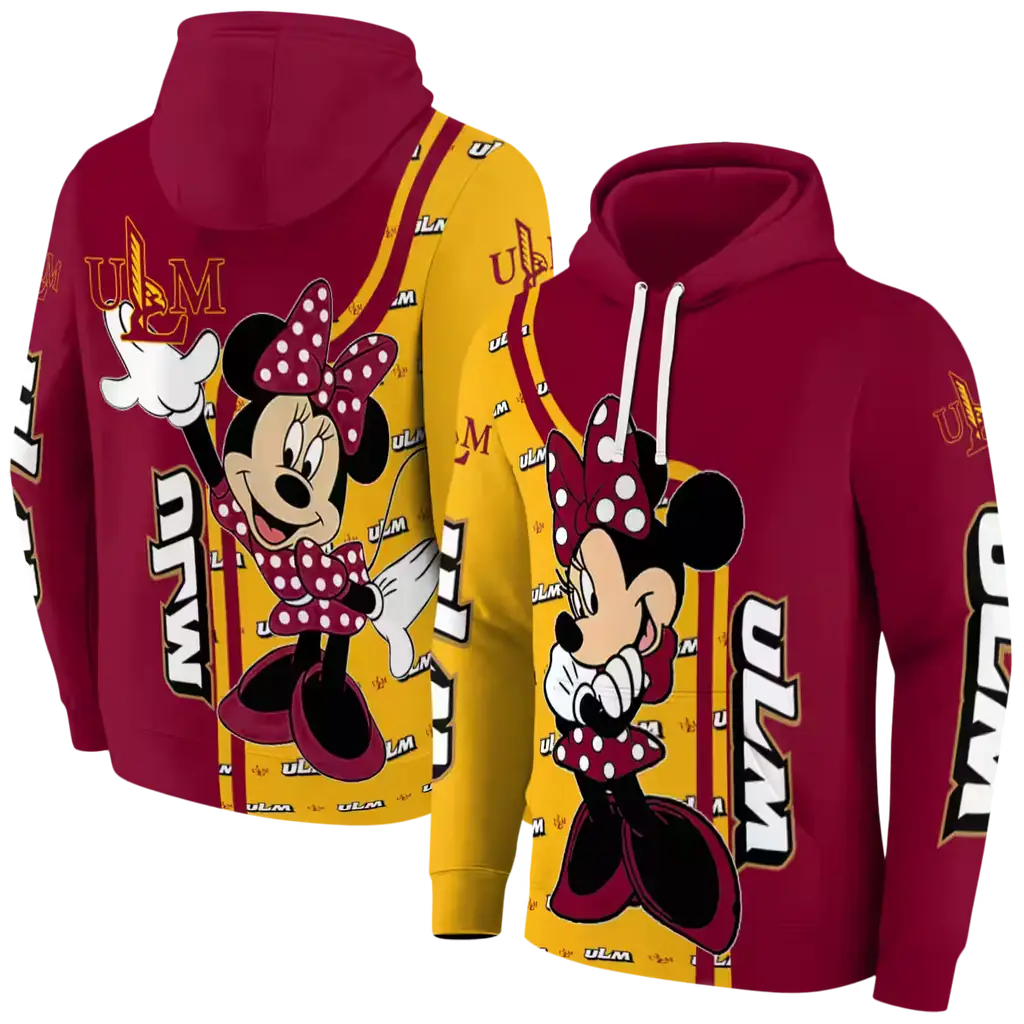 louisiana monroe warhawks minnie mouse red hoodie fashion forward louisiana monroe warhawks minnie mouse red hoodie fashion forward