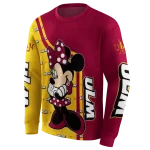louisiana monroe warhawks minnie mouse red hoodie best selling