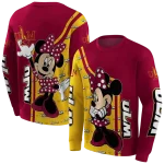 louisiana monroe warhawks minnie mouse red hoodie best selling