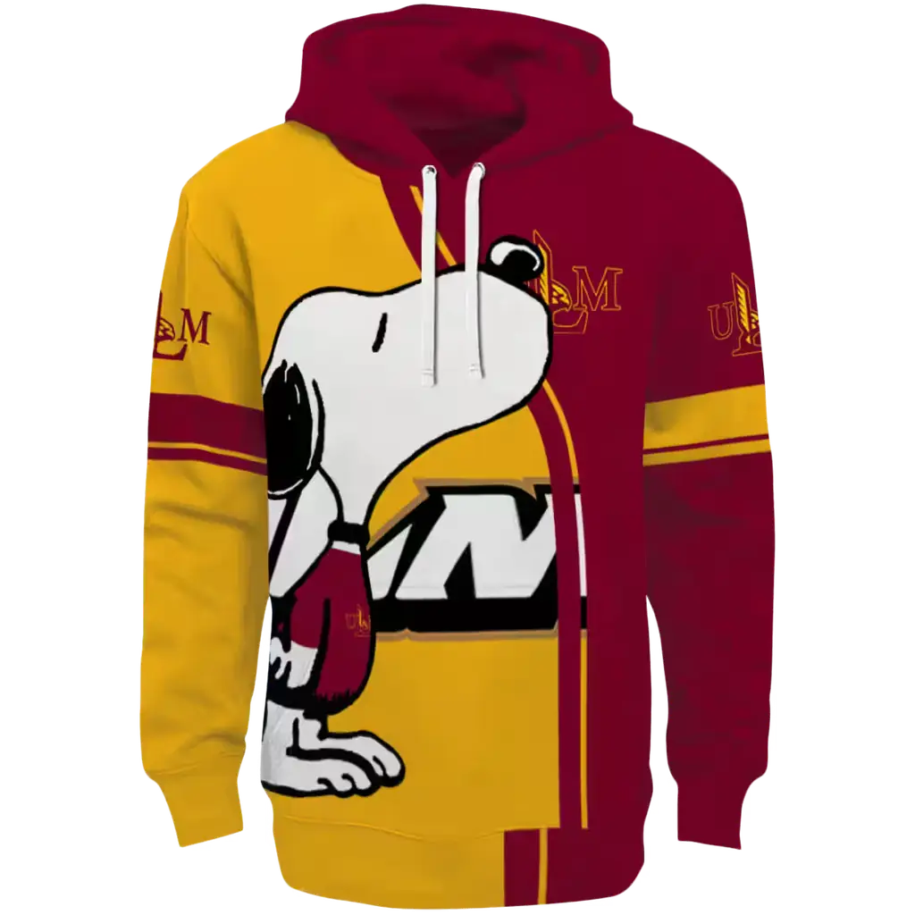 louisiana monroe warhawks playful snoopy red hoodie best selling louisiana monroe warhawks playful snoopy red hoodie best selling