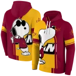 louisiana monroe warhawks playful snoopy red hoodie best selling
