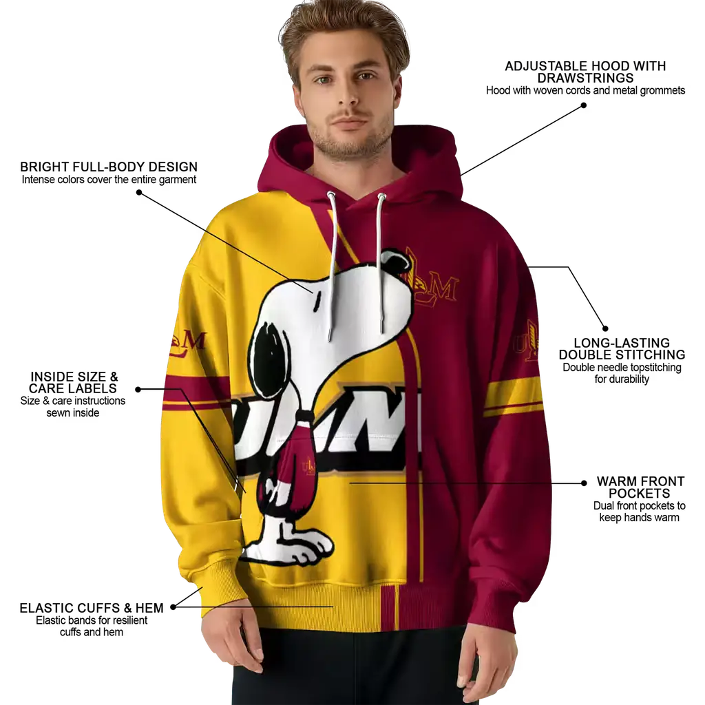 louisiana monroe warhawks playful snoopy red hoodie latest model louisiana monroe warhawks playful snoopy red hoodie latest model