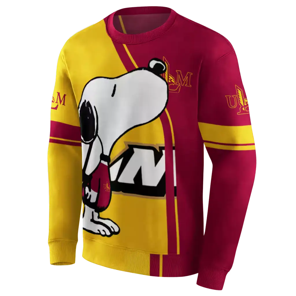 louisiana monroe warhawks playful snoopy red hoodie new arrival louisiana monroe warhawks playful snoopy red hoodie new arrival
