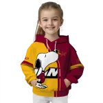 louisiana monroe warhawks playful snoopy red hoodie best selling