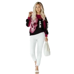 louisiana monroe warhawks sugar skull red black hoodie best selling