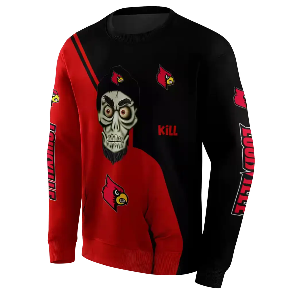 louisville cardinals achmed skull red hoodie new arrival louisville cardinals achmed skull red hoodie new arrival