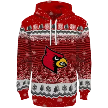 louisville cardinals christmas trees red hoodie best selling