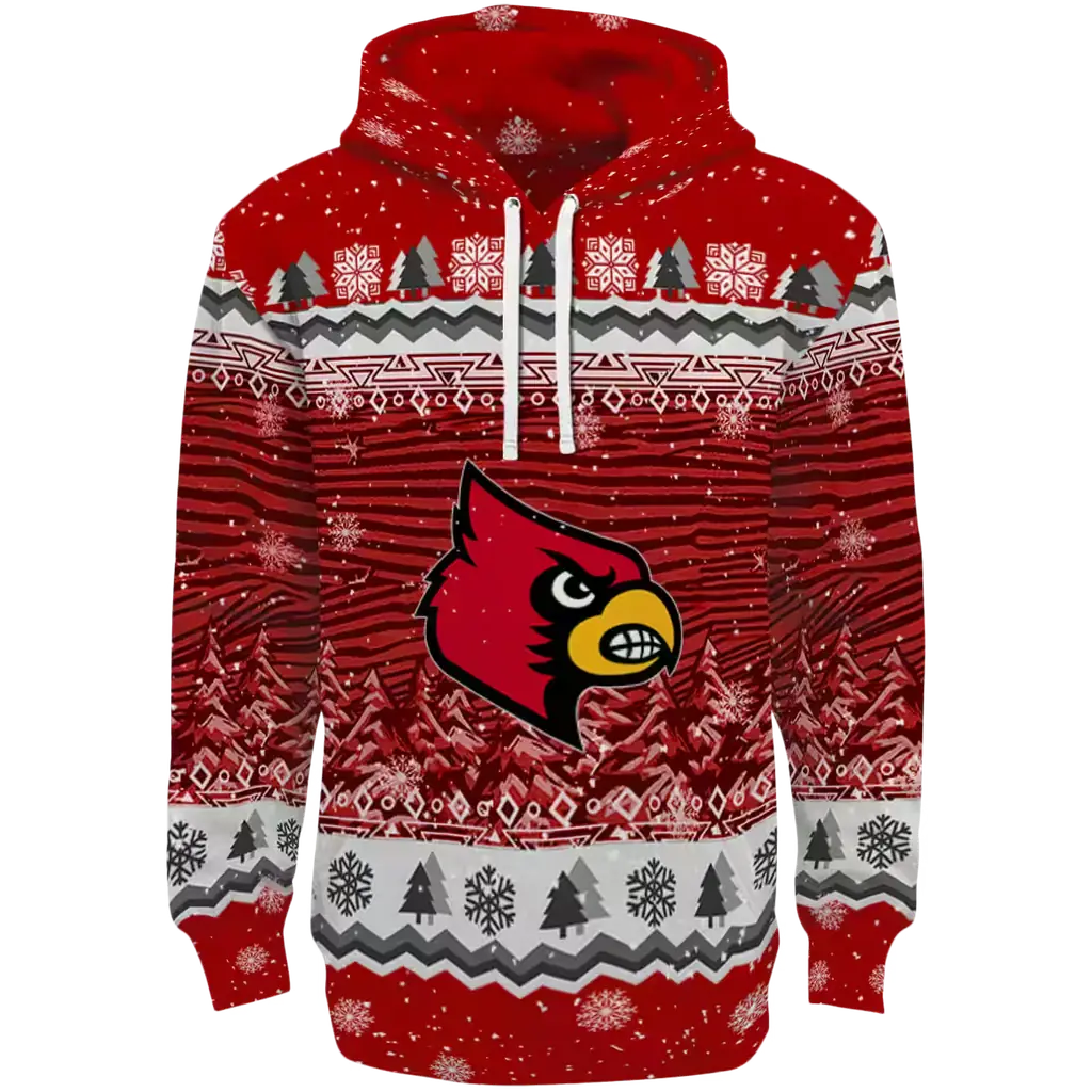 louisville cardinals christmas trees red hoodie best selling louisville cardinals christmas trees red hoodie best selling