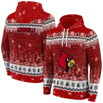 louisville cardinals christmas trees red hoodie best selling