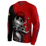 louisville cardinals jack skellington red hoodie best selling
