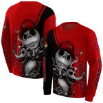 louisville cardinals jack skellington red hoodie best selling