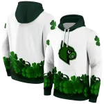 louisville cardinals lucky motif white green hoodie best selling