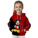 louisville cardinals mickey mouse red black hoodie best selling
