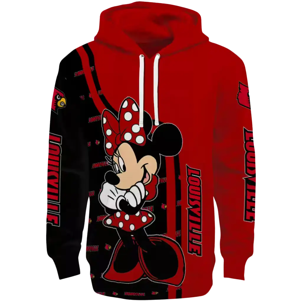 louisville cardinals minnie mouse red hoodie best selling louisville cardinals minnie mouse red hoodie best selling