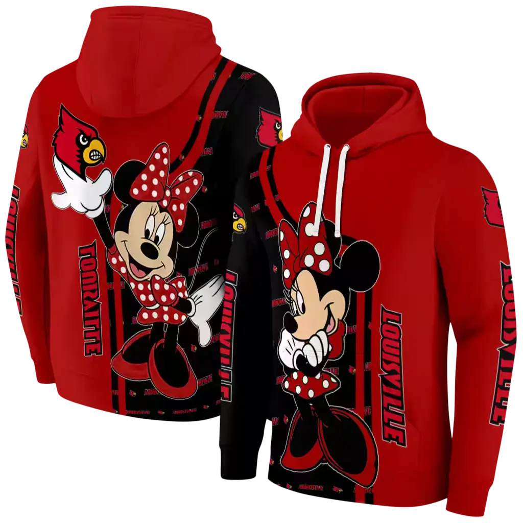 louisville cardinals minnie mouse red hoodie fashion forward louisville cardinals minnie mouse red hoodie fashion forward