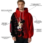 louisville cardinals minnie mouse red hoodie best selling