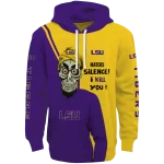 lsu tigers achmed skull purple hoodie best selling