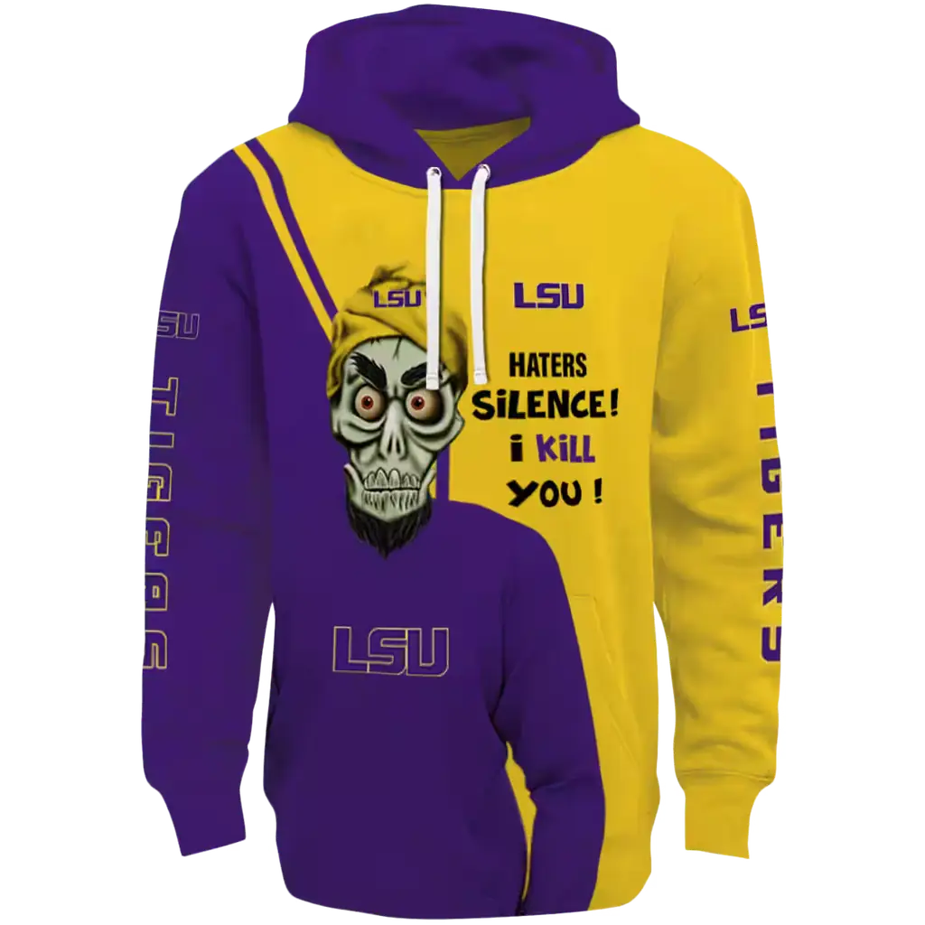 lsu tigers achmed skull purple hoodie best selling lsu tigers achmed skull purple hoodie best selling