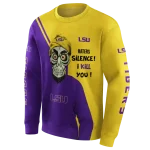 lsu tigers achmed skull purple hoodie best selling