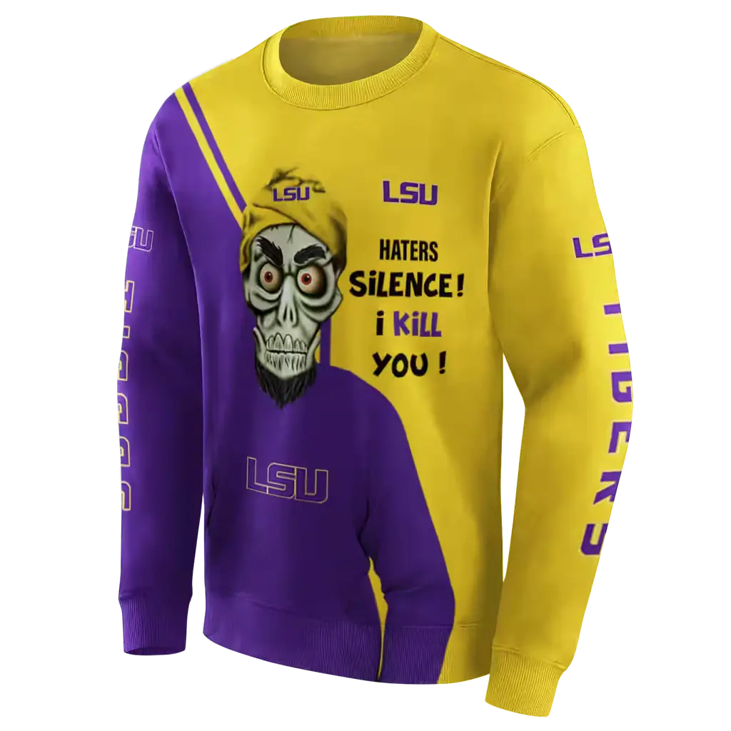 lsu tigers achmed skull purple hoodie new arrival lsu tigers achmed skull purple hoodie new arrival