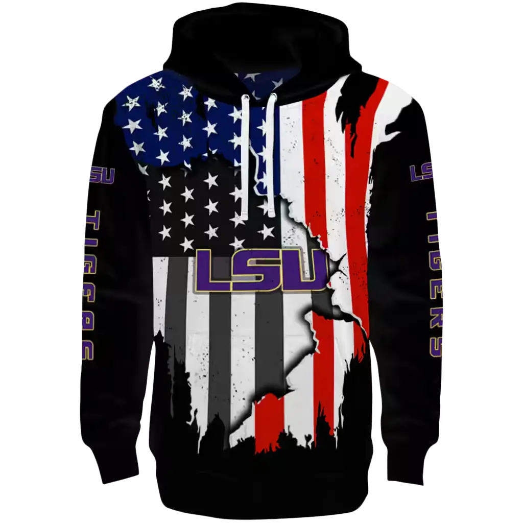 lsu tigers american pride black hoodie best selling lsu tigers american pride black hoodie best selling