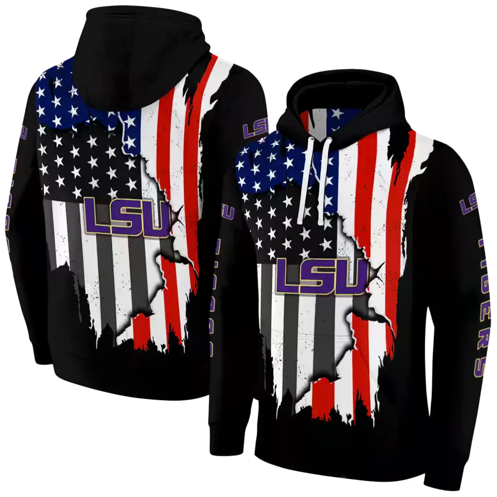 lsu tigers american pride black hoodie fashion forward lsu tigers american pride black hoodie fashion forward
