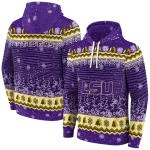 lsu tigers christmas trees purple hoodie best selling