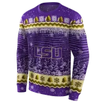 lsu tigers christmas trees purple hoodie best selling