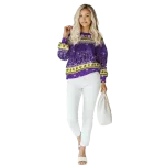 lsu tigers christmas trees purple hoodie best selling